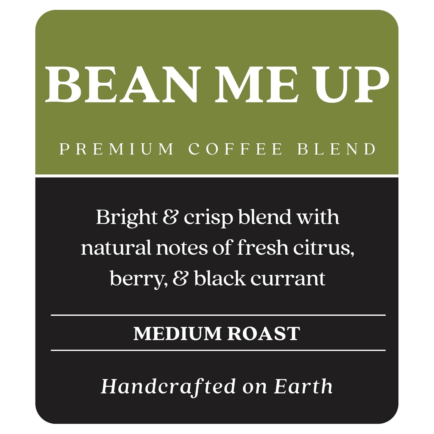 Copper Moon Single Serve Coffee Pods for Keurig K-Cup Brewers, Light Roast, Bean Me Up Blend, 12 Count