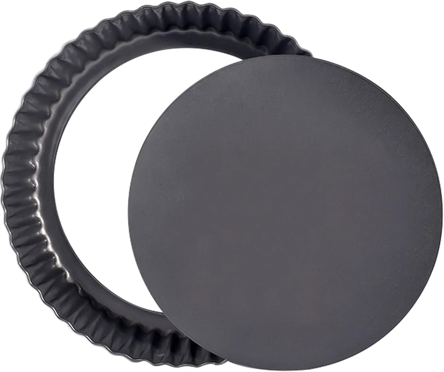 9 Inch Fluted Tart Pan Fruit Pie Pans With Removable Base Nonstick Coating Tarts Molds for Baking Supply For Pizza Tartlet Cake Quiche