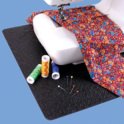 Cottage Mills Stay-in-Place Machine Mat - 17" x 24" - Calms Vibration and Dampens Noise. Made in USA.