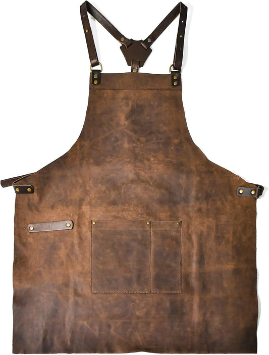Leather Apron Barista Barber BBQ Barbecue