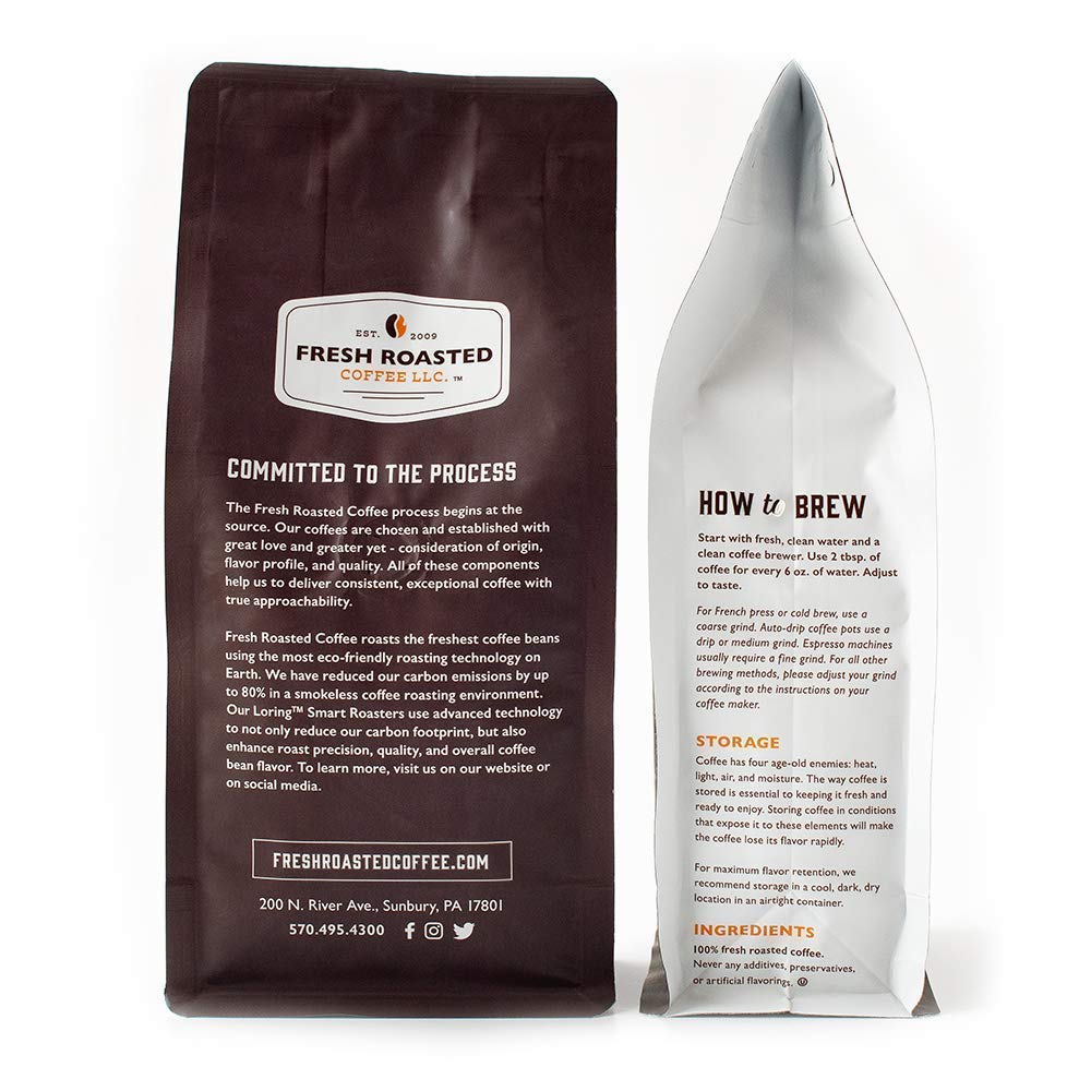 Fresh Roasted Coffee, Organic Honduran Marcala | USDA Organic, 100% Single Origin, Kosher | Medium Roast 2 lb (32 oz) Ground