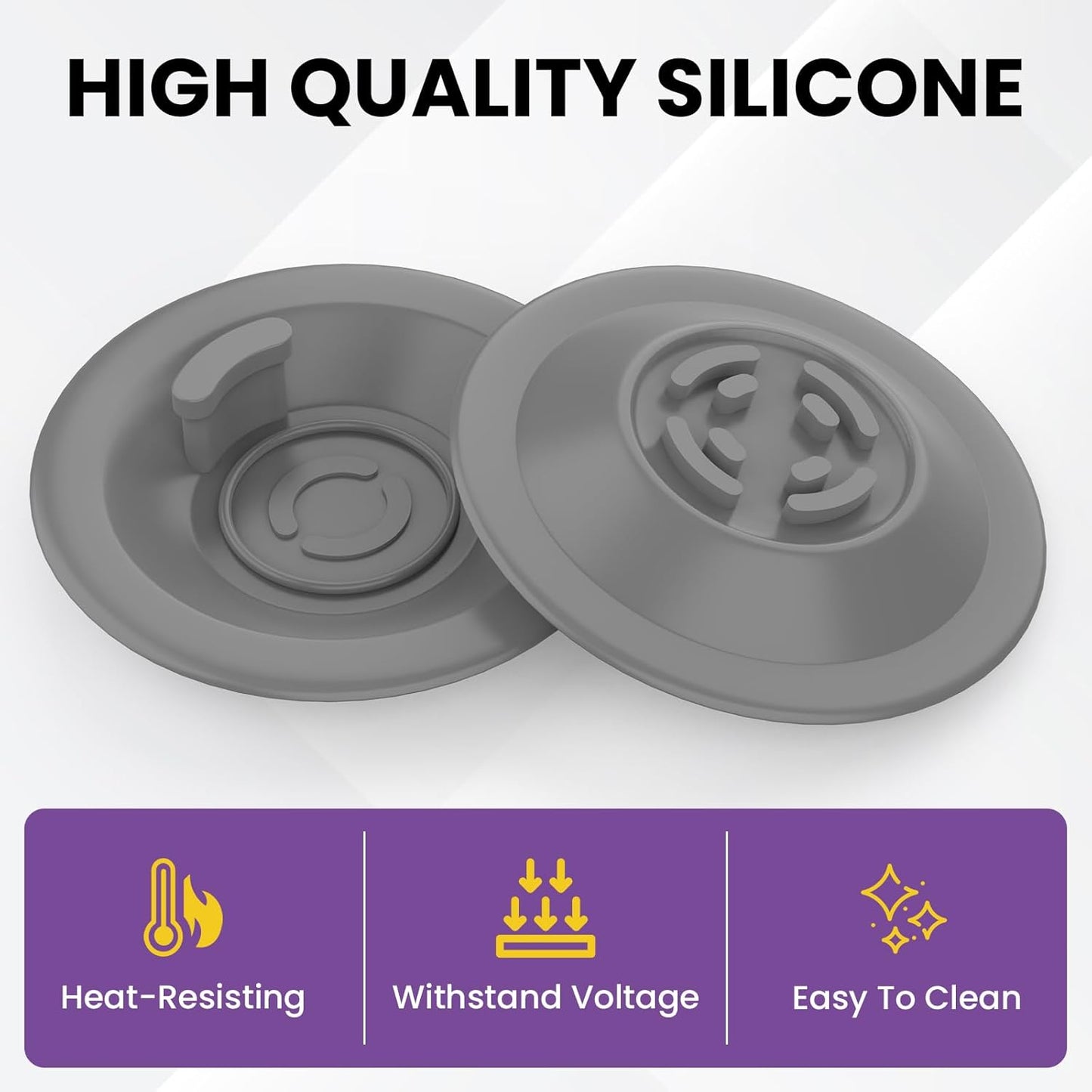 Espresso Backflush Cleaning Disc, 54mm Silicone Backflush Disc for Most Espresso Machines, Compatible with BES870XL BES878BSS BES880 BES840XL BES810BSS, 4 Pack