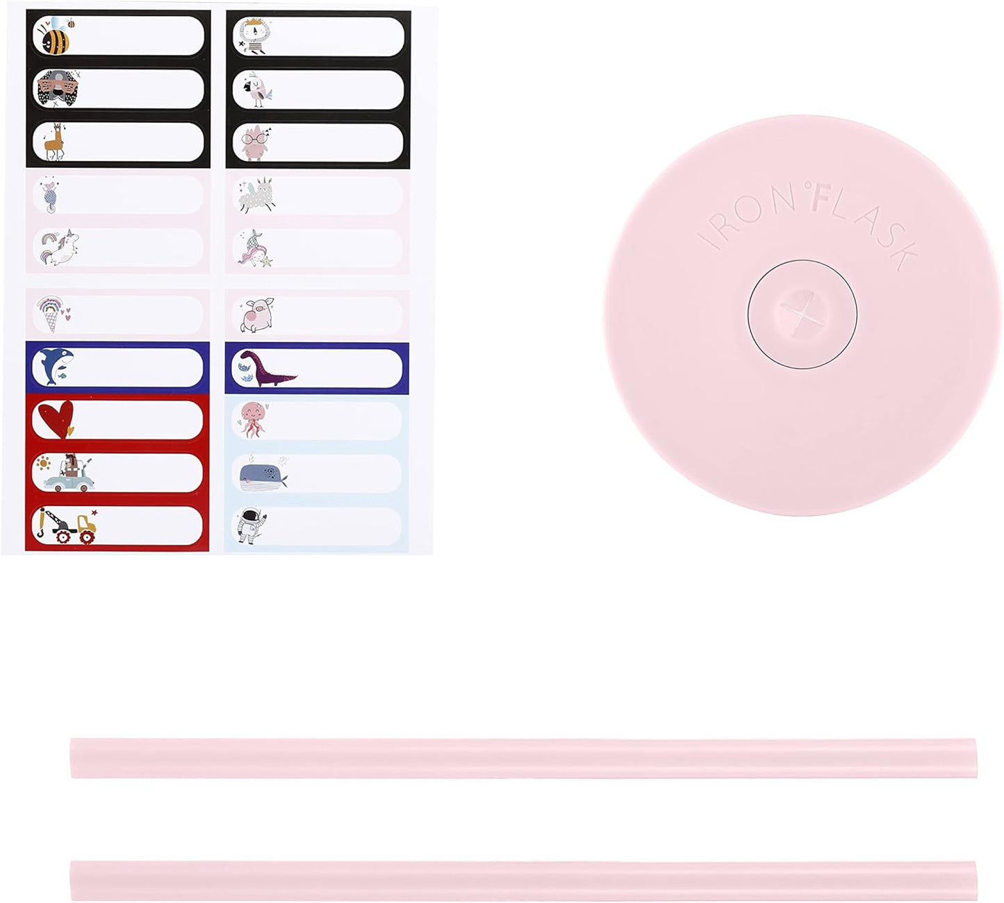 IRON °FLASK Classic Tumbler - Vacuum Insulated Stainless Steel Water Bottle, Double Walled, Drinking Cup, Insulated Travel Mug (Stardust Unicorns, 12 oz Kids)