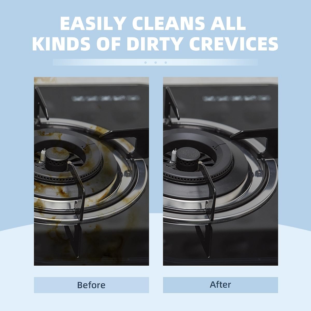 3Pcs Hard Bristle Crevice Cleaning Brush, Scrub Brush, Kitchen Sink Cleaning Brush, Grout Brush, Corner Brush Cleaning Tools for Toilet, Bathroom, Gap, Home, Household, Window (3, Grey)