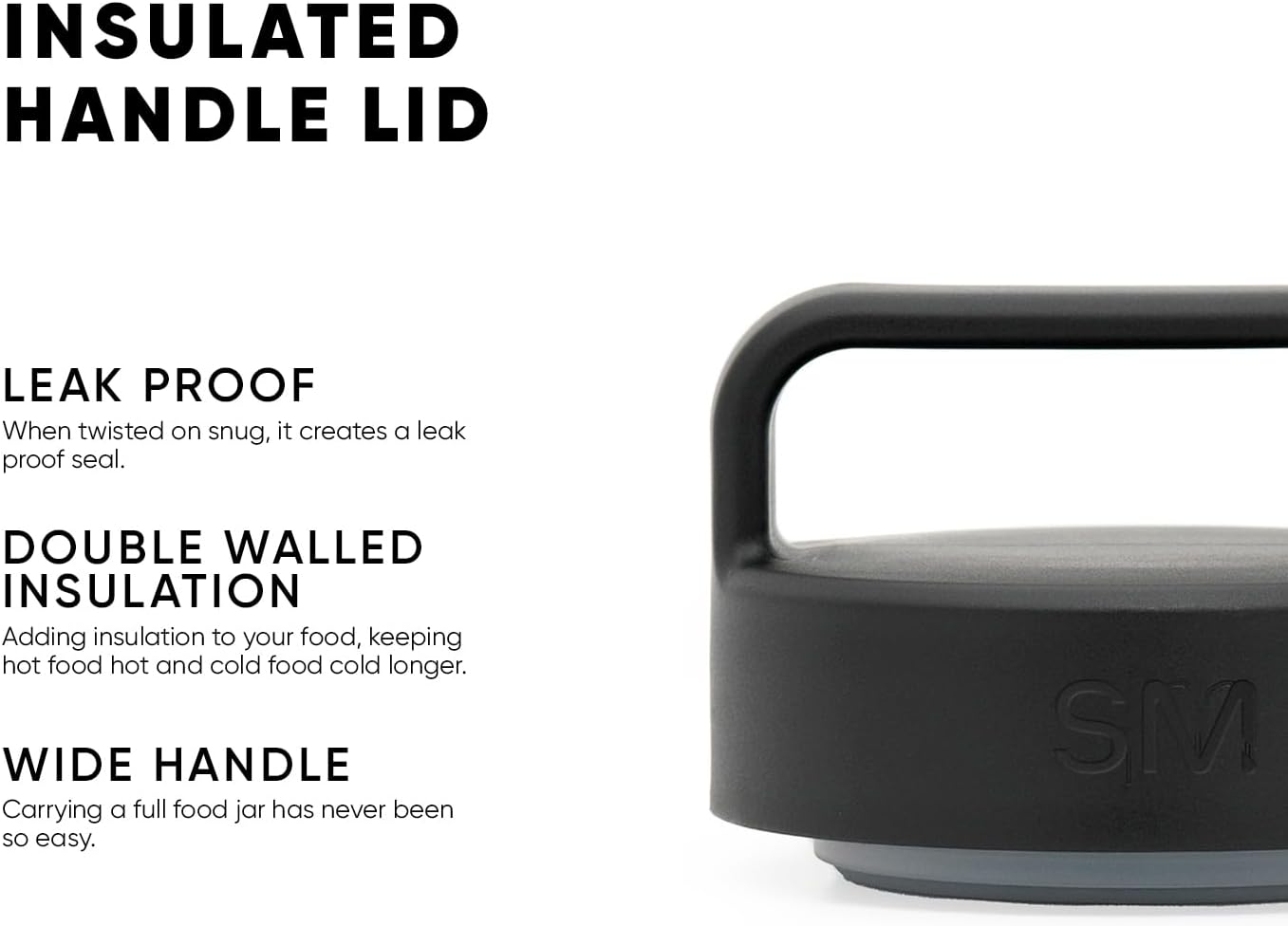 Simple Modern Food Jar for Hot Food | Stainless Steel Vacuum Insulated Leak Proof Lunch Storage for Smoothie Bowl, Soup, Oatmeal | Provision Collection | 12oz | Black and White Checkmate