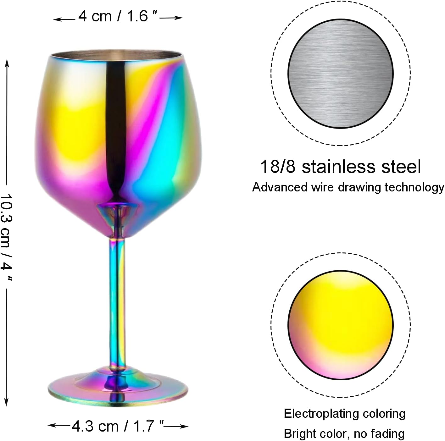 Shot Glasses, 2 Oz Shot Glass Set, Stainless Steel Shot Glasses, Mini Wine Glass Perfect For Tasting Brandy,Suitable For Family Dinner Party, Party Supplies, Bar Tools, Gifts(Set Of 2)