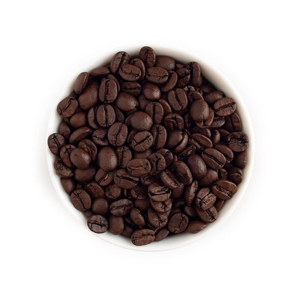 Fresh Roasted Coffee, Dark Brazil, 12 oz, Med-Dark Roast, Kosher, Whole Bean