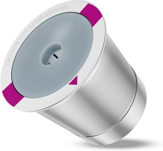 1 Pack Reusable K Cup Coffee Pods, Stainless Steel Refillable K Cup Coffee Filters for Keurig 1.0 and 2.0 Coffee Makers