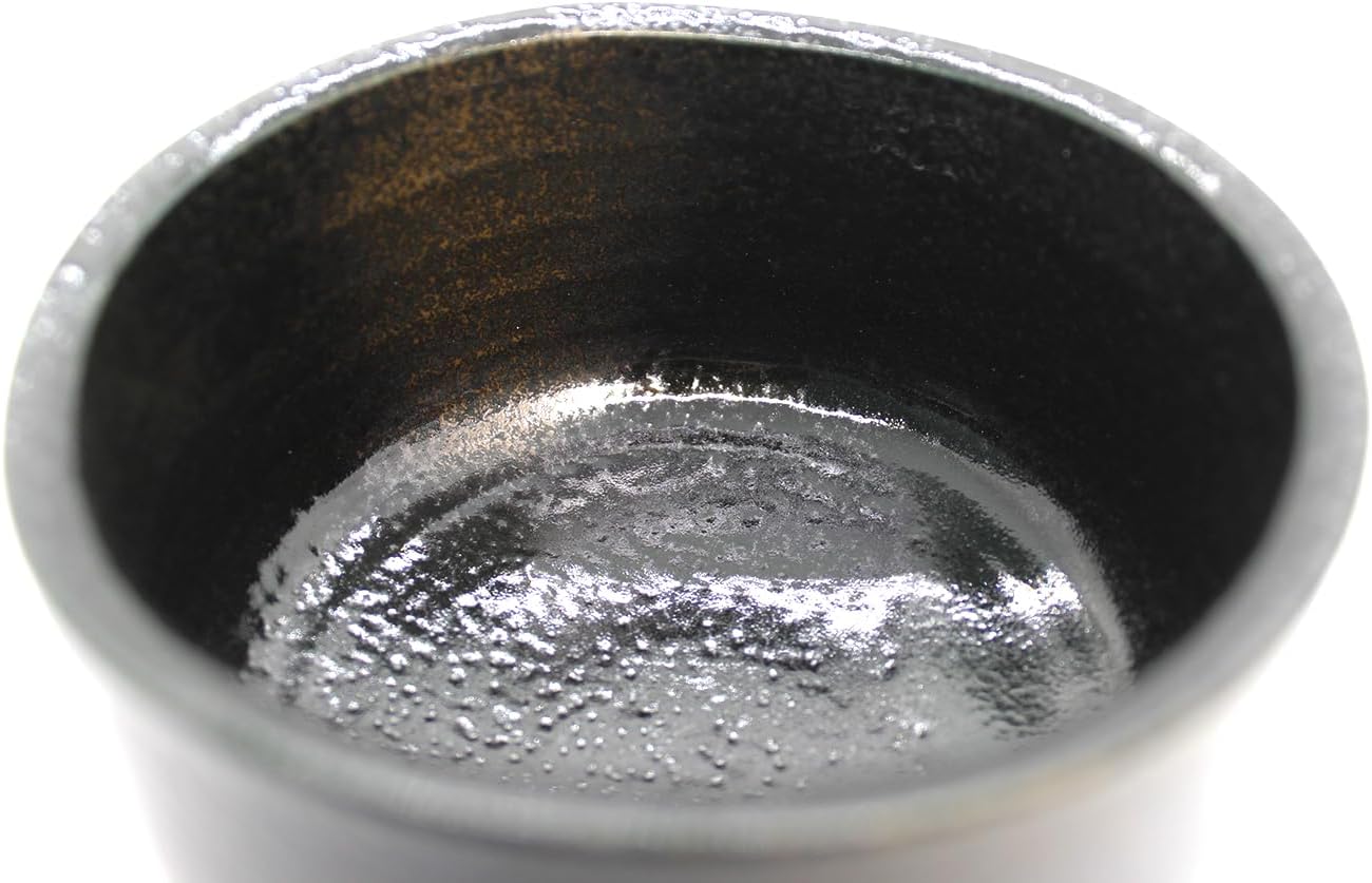 Japanese Traditional Handcrafted Mino Matcha Chawan Tea Bowl Cup Ceremony Tableware Pottery (Kurosakin Kesho)