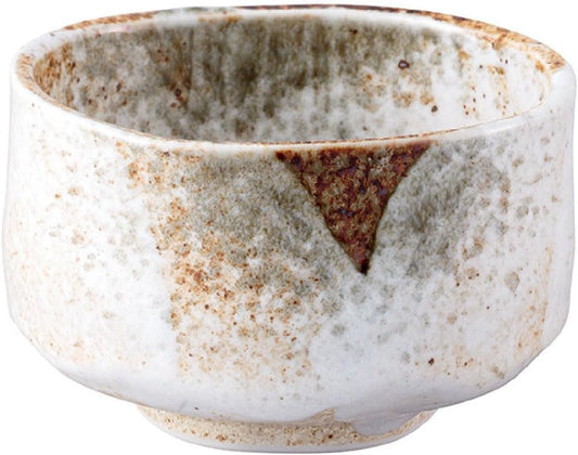 Japanese Traditional Handcrafted Mino Matcha Chawan Tea Bowl Cup Ceremony Tableware Pottery (Yuki Shino)