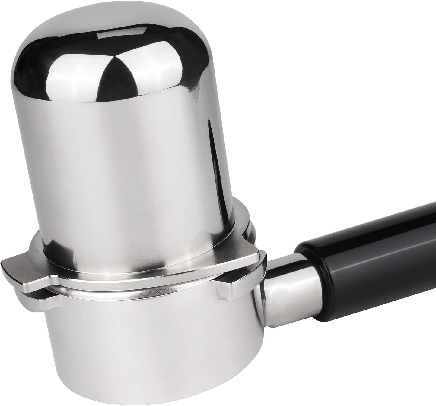 FIRJOY 53.3mm Dosing Cup - Fits Breville 54mm Portafilters (Stainless Steel-Silver)