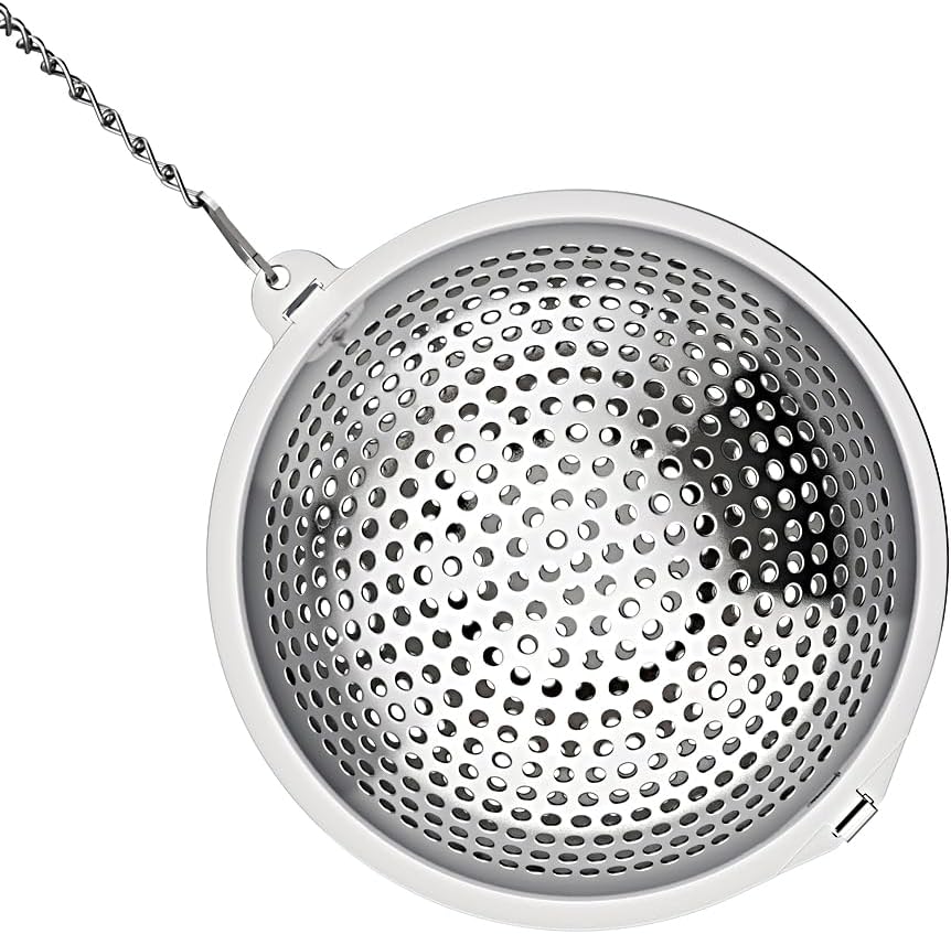 Food Grade 304 Stainless Steel Mesh Tea Ball 2.1 Inch Tea Infuser Strainer Filter Diffuser for Loose Tea