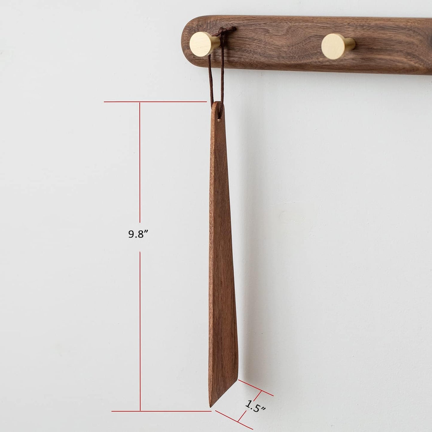 Muso Wood 9.8" Acacia Wood Spatula for Cooking, Small Wood Flipper, Non-Stick Spatula Set, Multi-Purpose Spatulas for Flipping, Serving, Scraping & Turning (Set of 3)