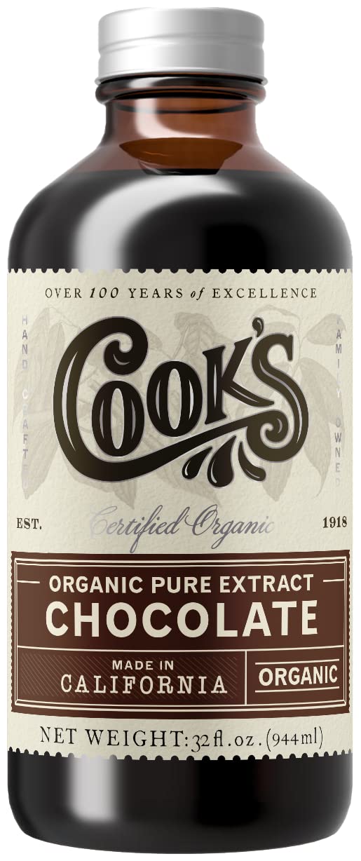 Cook's Organic Chocolate Extract 32 oz