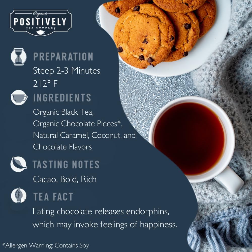 Organic Positively Tea Company, Dessert Tea Sampler, Loose Leaf, 4 Ounce, 3 Pack