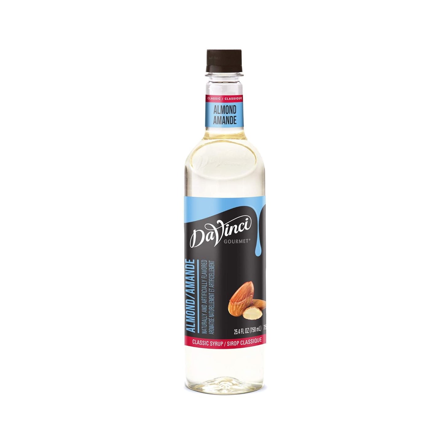 DaVinci Gourmet Classic Almond Syrup, 25.4 Fluid Ounces (Pack of 4)