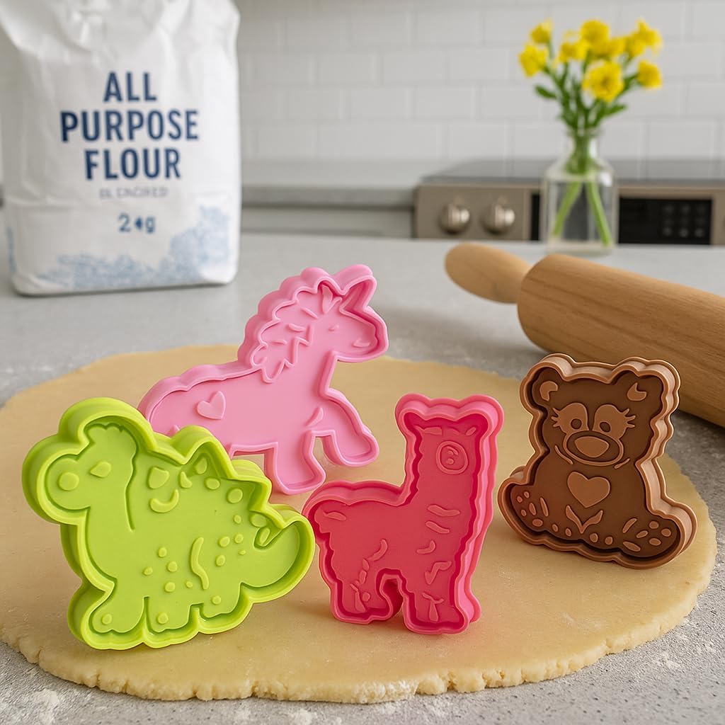Mrs. Anderson's Baking Animal Cookie Cutters, BPA Free, Set of 4
