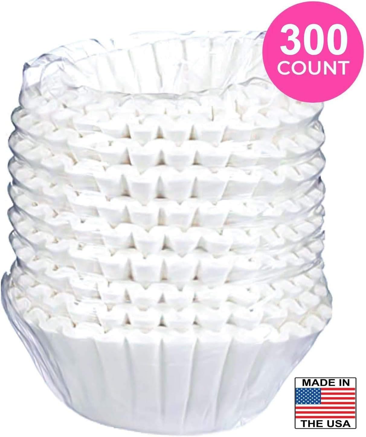 Coffee Filters, 8/12-Cup Size, 300/Pack (Authorization Seller)