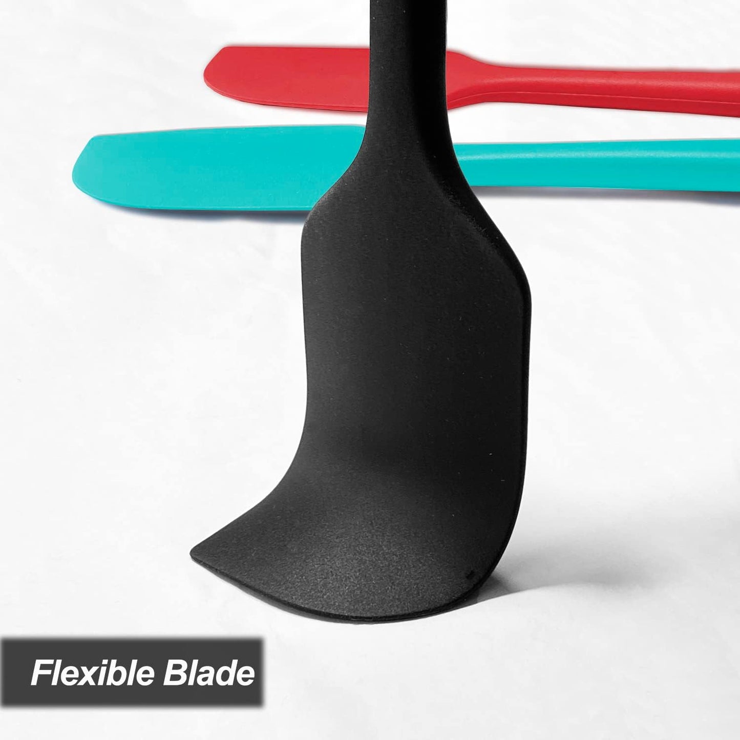 3 Pack Large Silicone Spatula for Kitchen,600°F Heat resistant Rubber Spatulas for Baking,Cooking, Scraping,and Mixing,Non Stick Kitchen Utensils, BPA Free, 11.2 IN, Multicolors