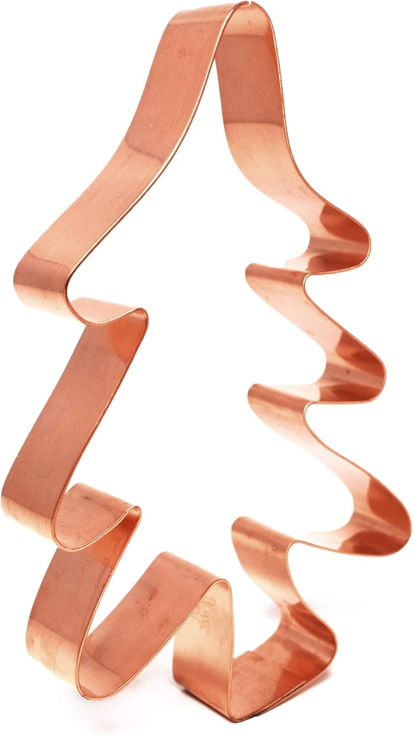 The Fussy Pup Christmas Tree Cookie Cutter, 5 Inch Handcrafted in USA