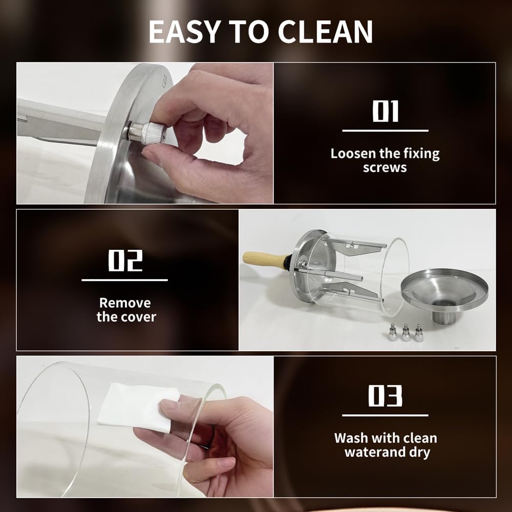 fatamorgana 450g direct fired heating nut roaster barista coffee roaster machine home Roasting Machine electric coffee bean roaster grain dryer 110V Stainless steel shell sturdy and durable