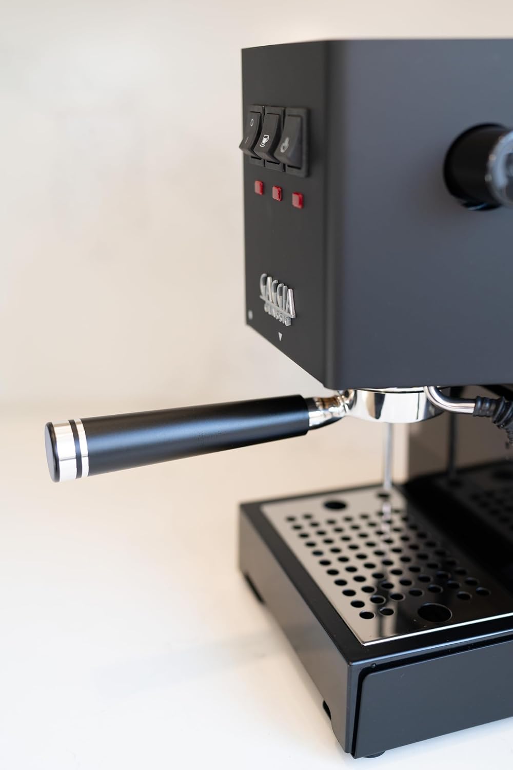 LILQ 58mm Bottomless Naked 2 Ears Portafilter Compatible with Gaggia Machines– Includes 18–20g Basket (Aluminum Flat, 58mm For Gaggia)