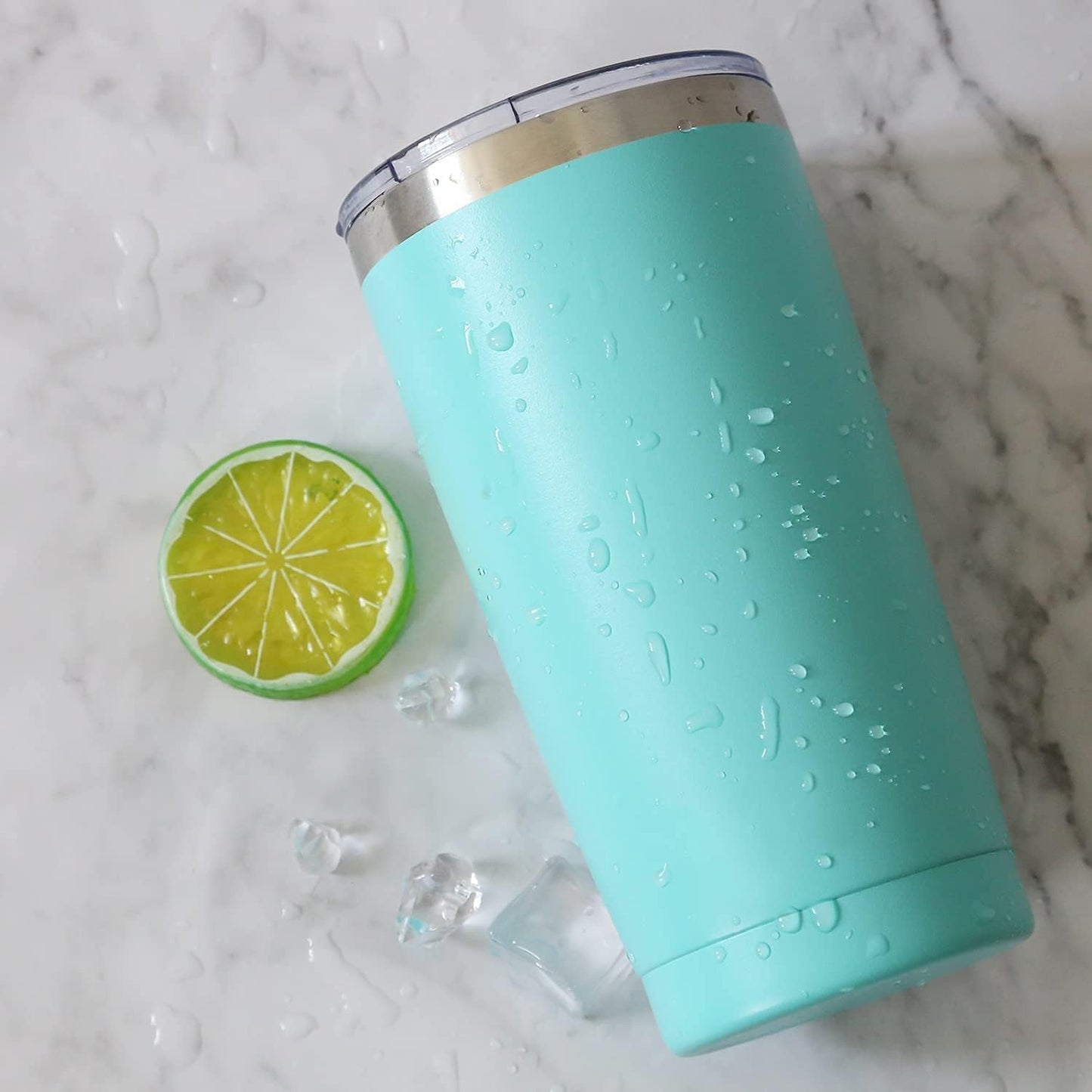 20oz Tumbler Vacuum Insulated Travel Mug with Lids, Stainless Steel Double Wall Bulk Cup for Home, Office, Outdoor Suitable for Vehicle Cup Holders