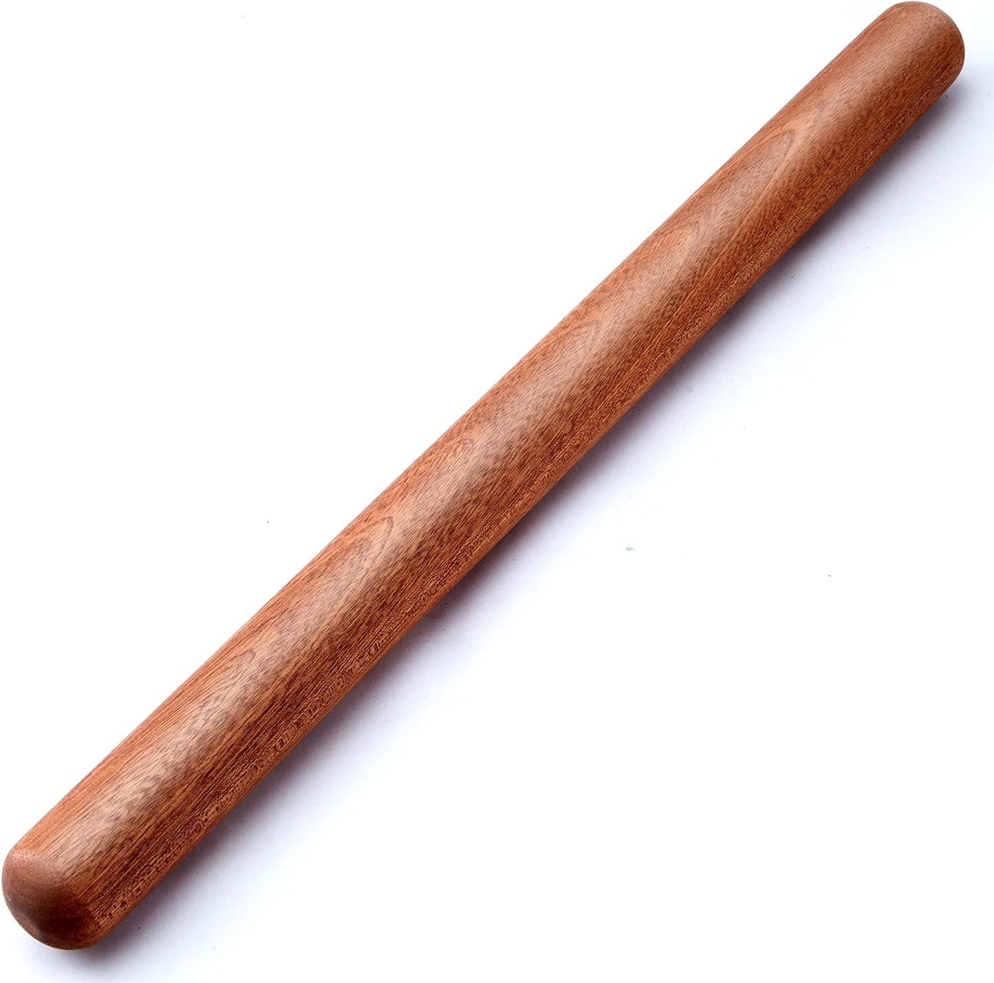 Aisoso French Rolling Pin, 17.7 Inches Wood Rolling Pin for Baking Extra Long Thickened, Classic Wooden Dough Roller for Fondant Pizza Pie Crust Cookie Pastry, Essential Kitchen Utensil, Brown