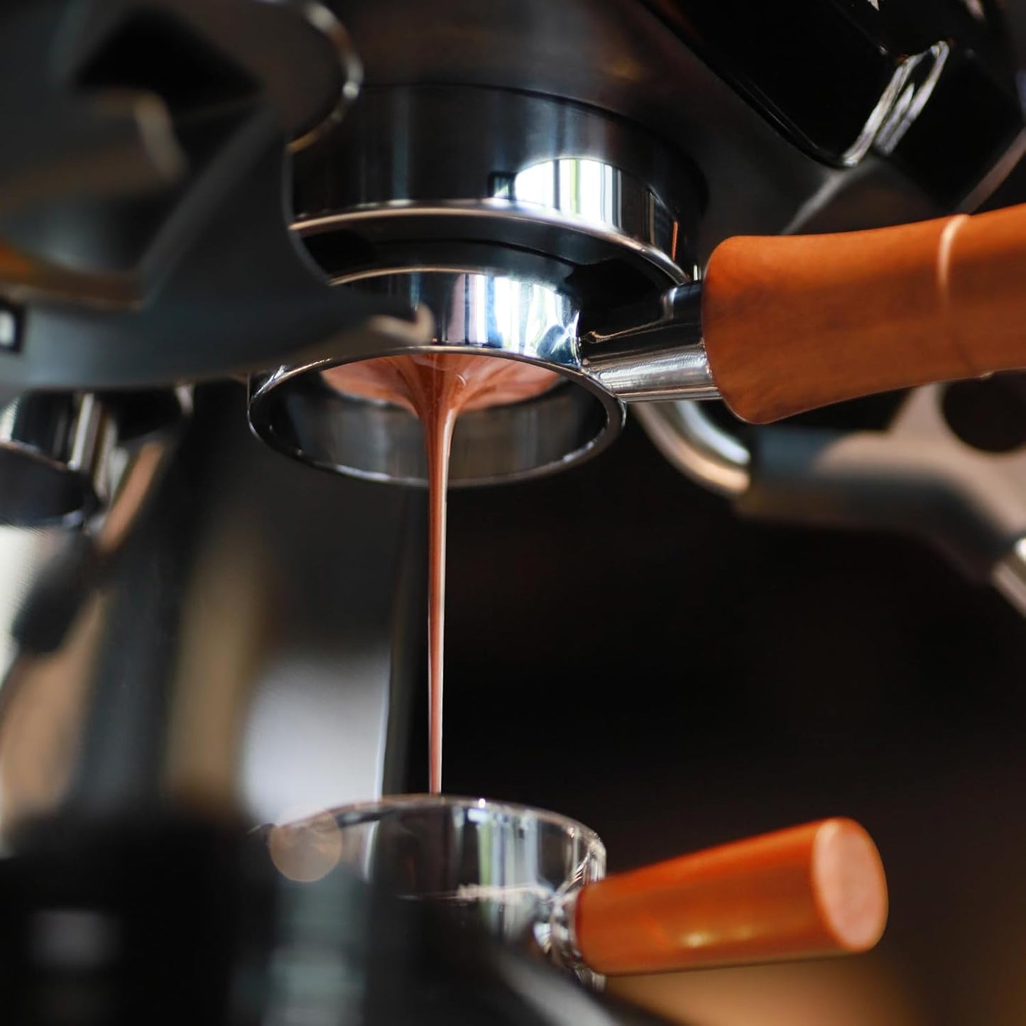 MEION 54mm Bottomless Portafilter Compatible with Breville Barista Express Machines, Sage, Barista Pro, BES870XL, BES878, BES880, Espresso Portafilter with 18g Filter Basket & Puck Screen