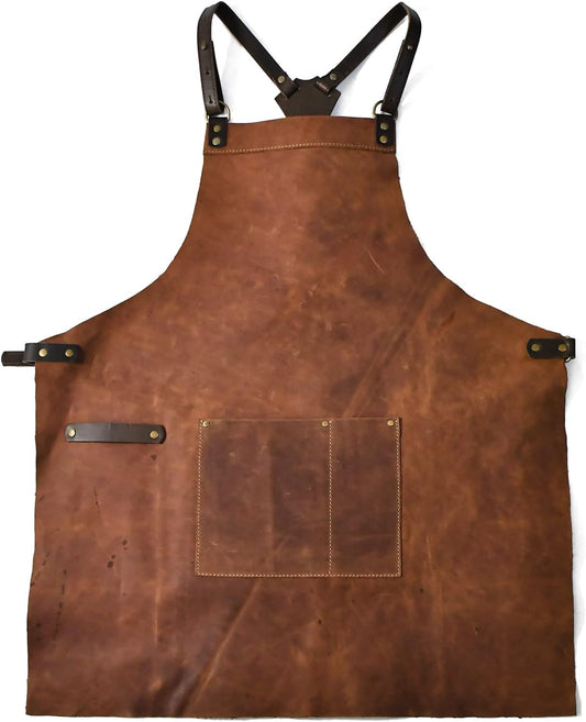 Leather Apron Barista Barber BBQ Barbecue