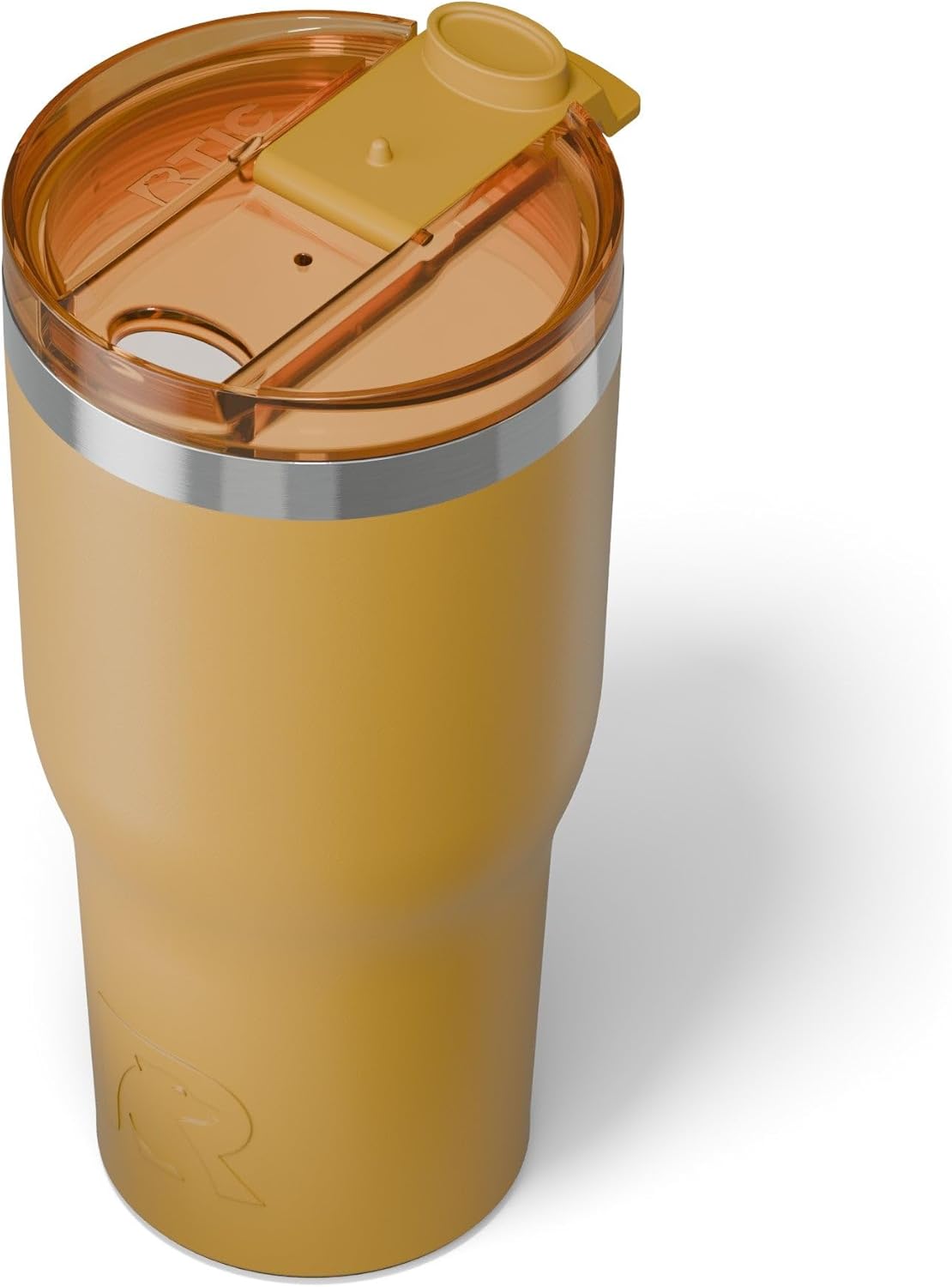 RTIC 30oz Essential Tumbler with Lid, Insulated, Stainless Steel, Metal, Double Wall Vacuum-Insulation, Ceramic Lined, Travel Cup for Iced Coffee, Tea, Hot and Cold Drink, Harvest