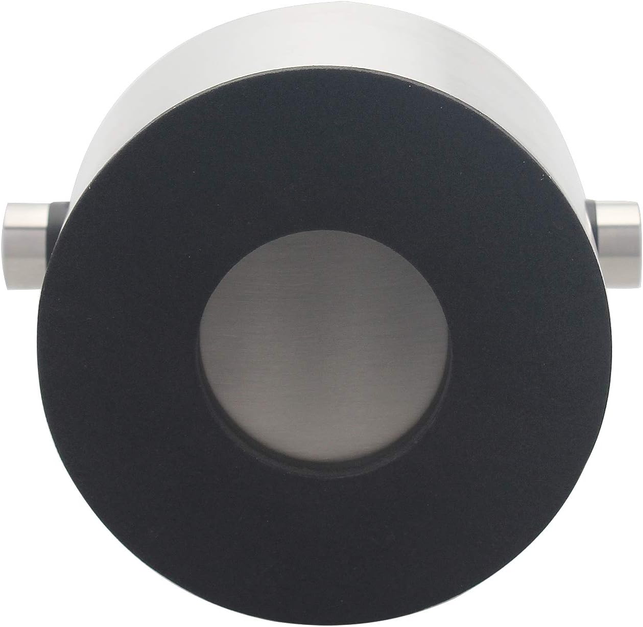 Espresso Knock Box, Stainless Steel Coffee Grounds Knock Box, With Removable Knock Bar and Non-Slip Rubber Base (Silver)