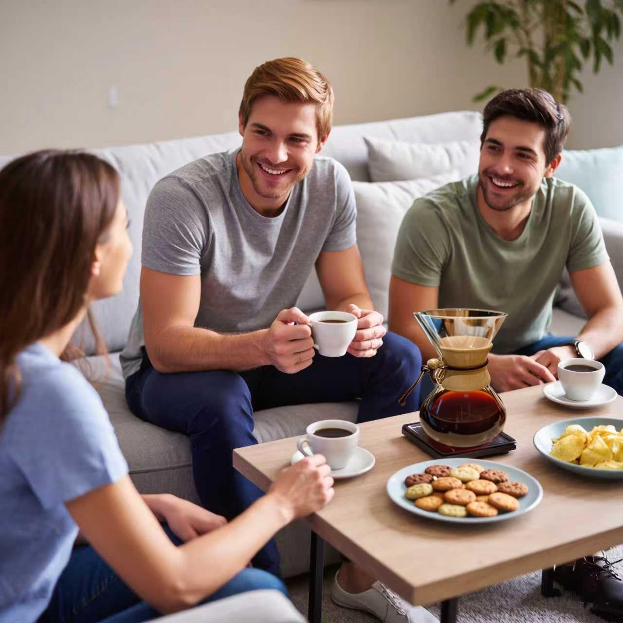 Pour Over Coffee Maker with Filter Subjectthree 34oz Glass Coffee Carafe Dripper Pourover Set (10 Cup/34 oz)