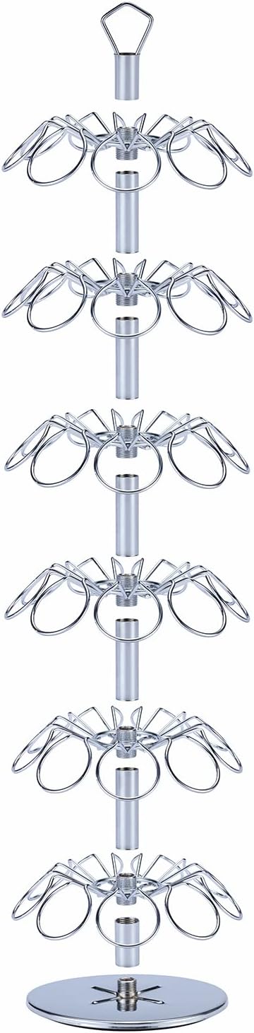 Rice rat K cup Holder Storage Coffee Capsules Pod Holder Carousel 6 Tier Compatible with 54 K-Cup Pods