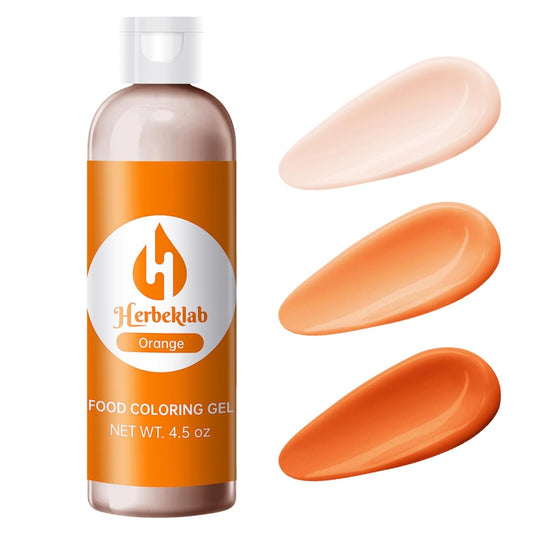 Orange Gel Food Coloring 4.5 oz Professional Grade Orange Food Dye Concentrated Gel Food Coloring for Icing Baking Cake Decorating Cookie