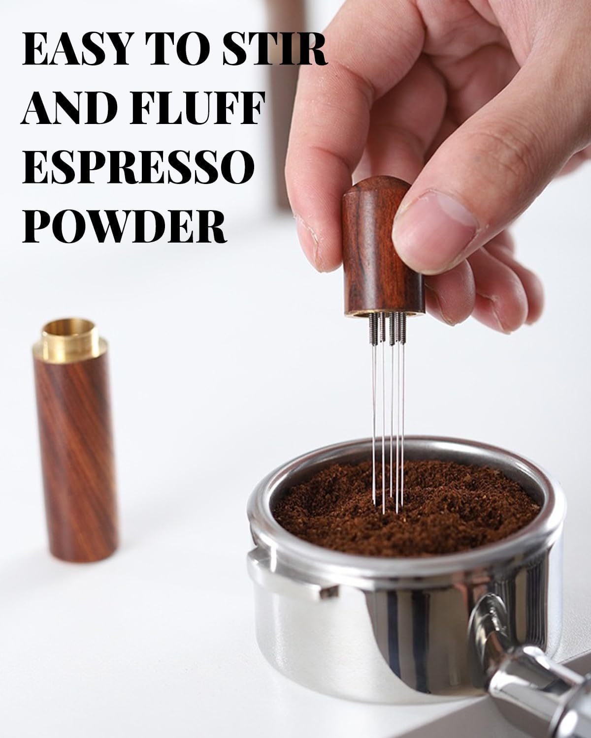 Espresso Accessories Kit, 53mm Espresso Tampera and Dosing Funnel Set, WDT Tool Espresso, 53.5mm Puck Screen, Tamper Mat, Coffee Espresso Accessories Kit for 51 mm Portafilter Barista Tools
