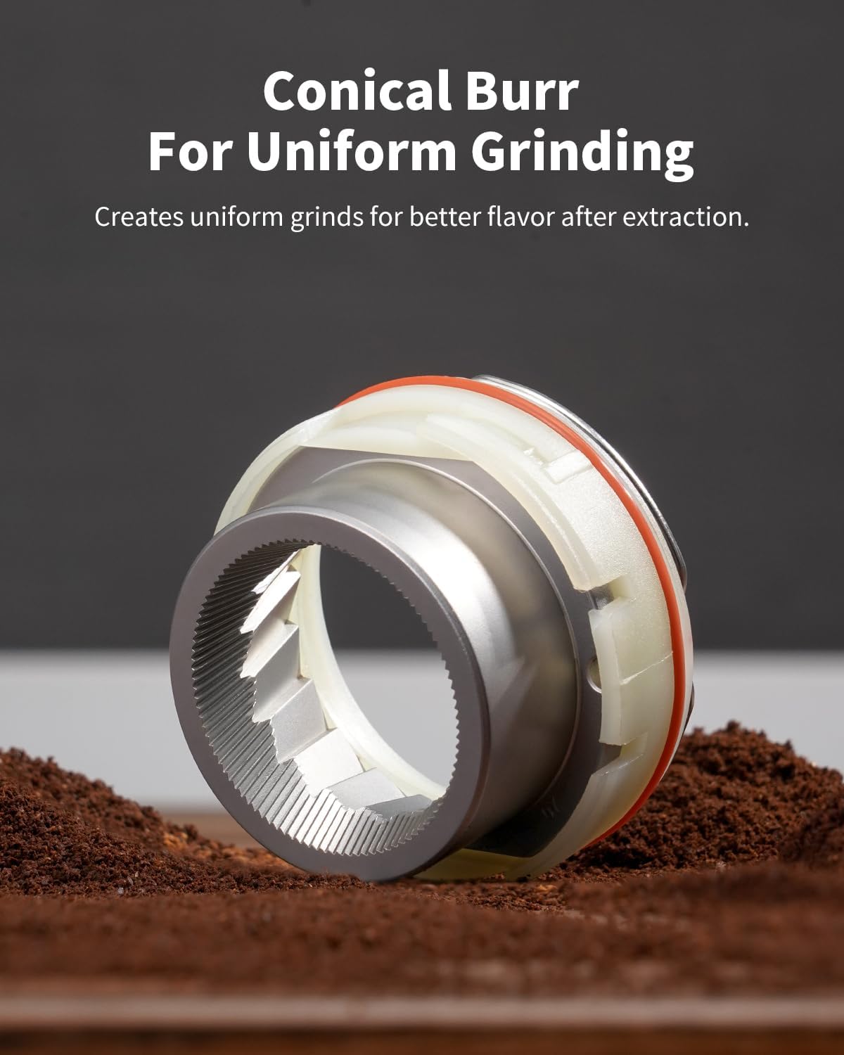 SHARDOR Professional Conical Burr Coffee Grinder, Coffee Bean Grinder with 48 Grind Settings for Espresso, Drip & French Press, Upgraded Anti-Static Technology, Precision Timer, Black