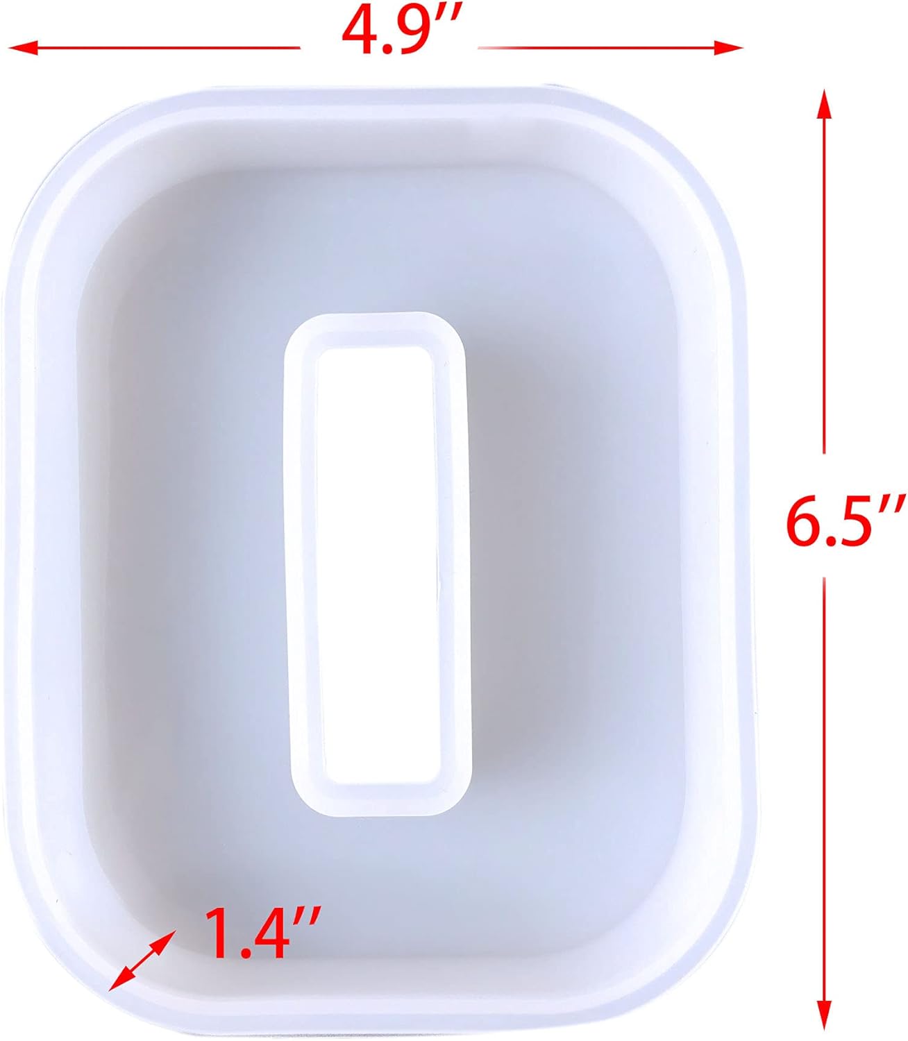 ESEDAGE 6 inch 26 Pack English Alphabet Silicone Letter Mold - Capital & Large Letter Resin Casting Mold