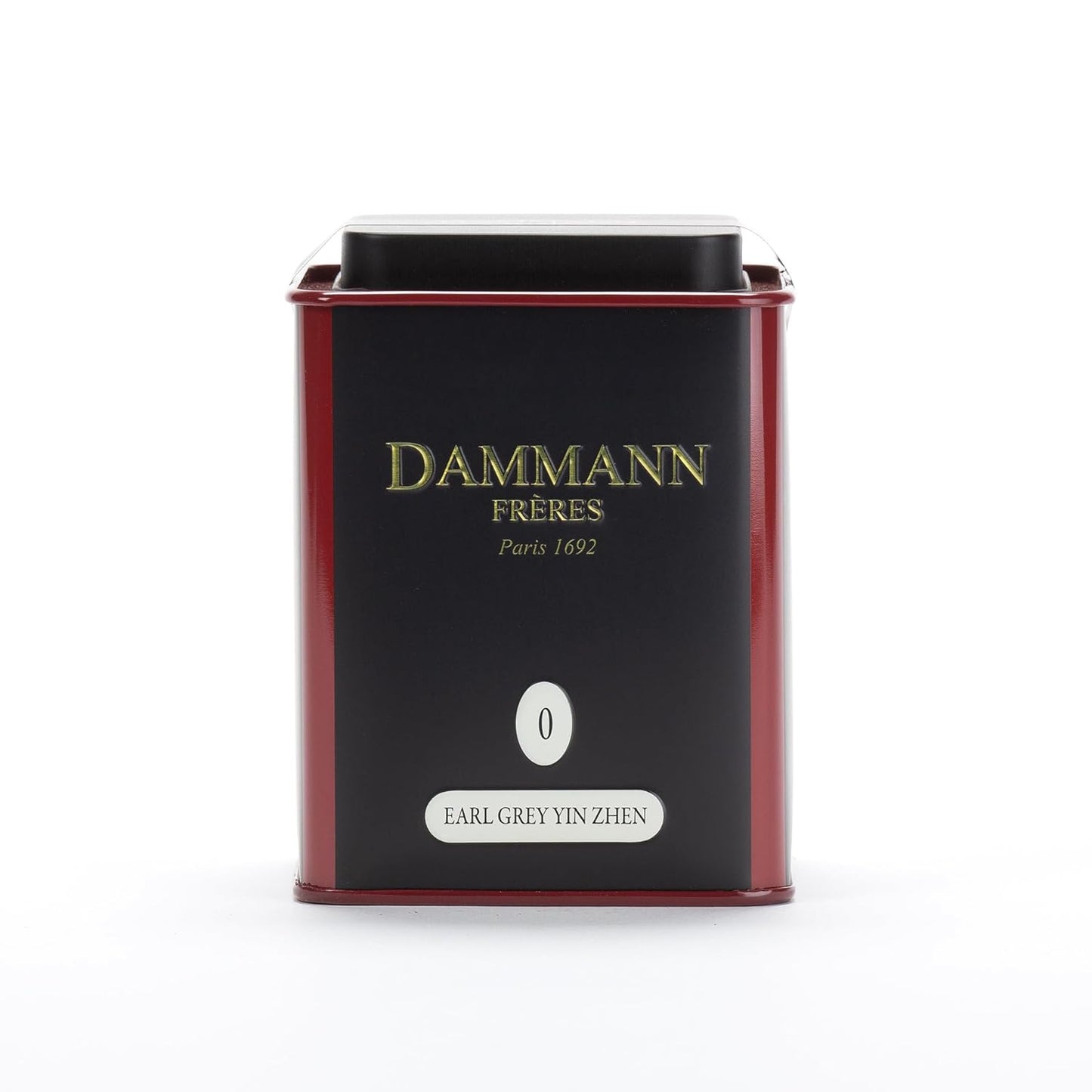 Dammann Freres Loose Leaf, Earl Grey Yin Zhen, Premium Gourmet French Black Tea, Blend Bergamot, 3.52 Ounce Tin