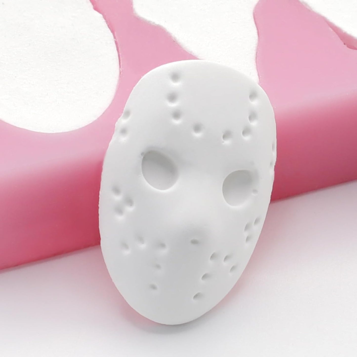 Halloween Silicone Molds for Chocolate,6 Cavities Halloween Large Scary Movie Characters Heads Chocolate Molds, Funny Horror 3D Halloween Chocolate Candy Molds for Soap Pudding Jelly Making