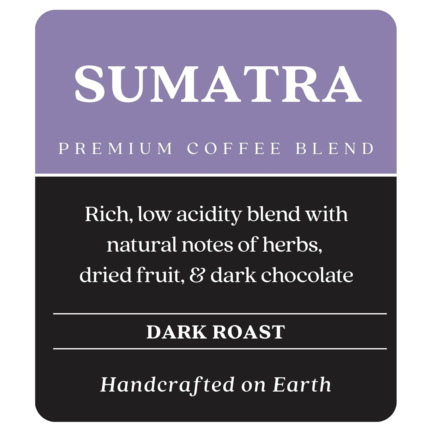 Copper Moon Dark Roast Whole Bean Coffee, Sumatra Blend, 2 Lb