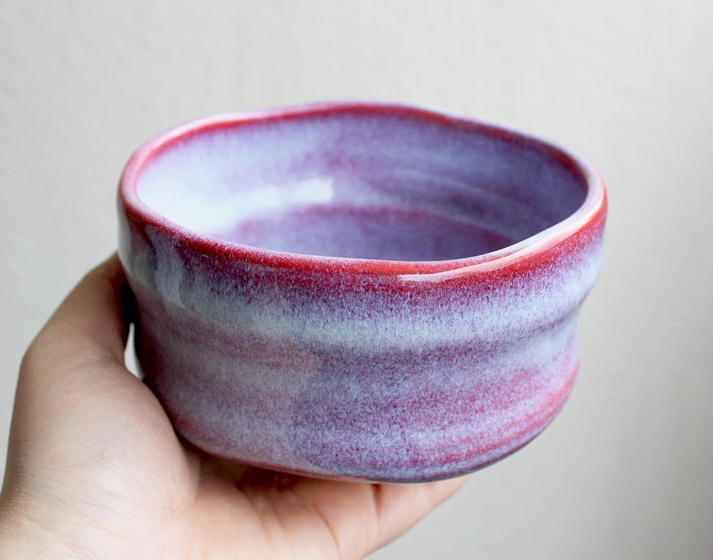 Japanese Traditional Handcrafted Matcha Chawan Tea Bowl Cup Ceremony Tableware Pottery (Sakura Unofu)