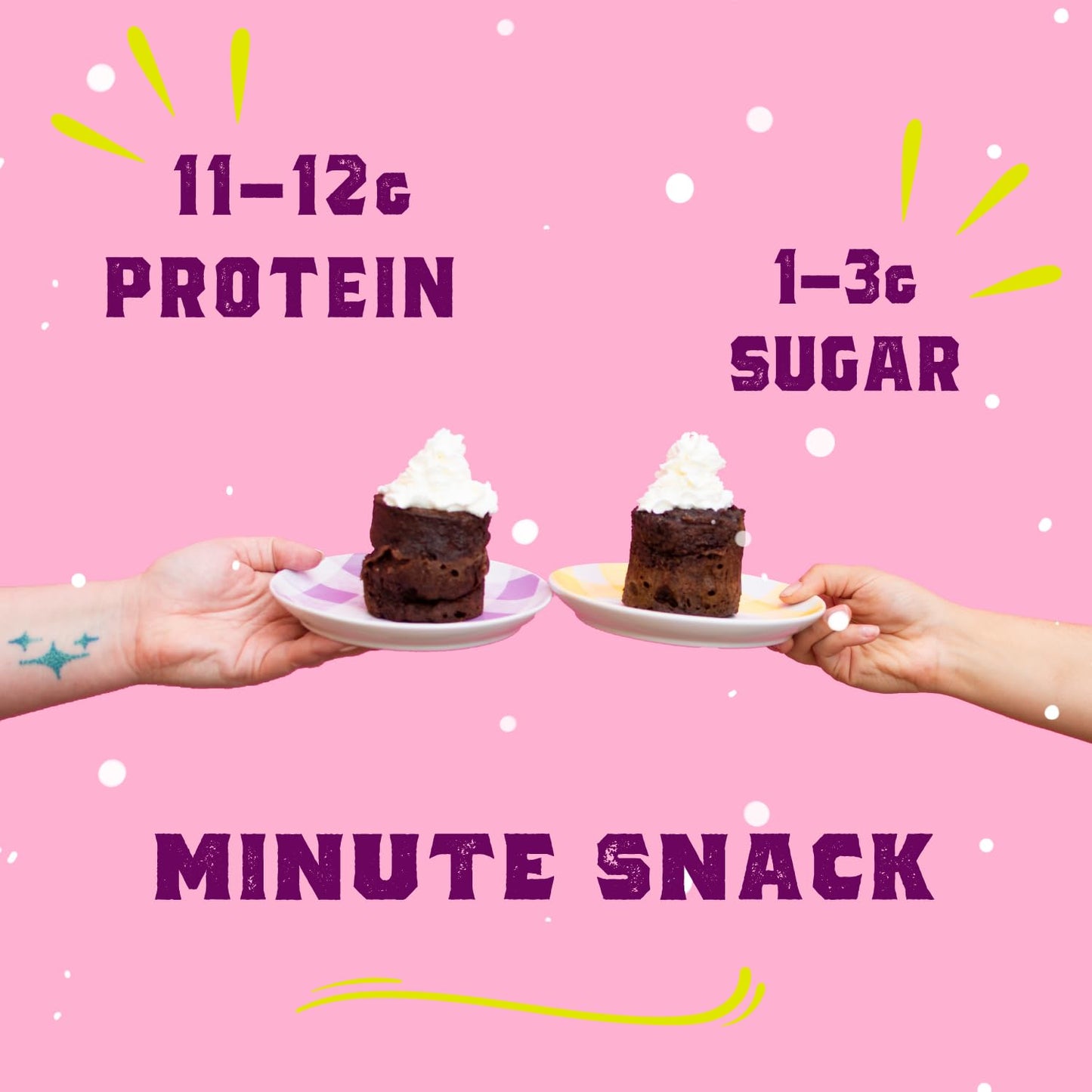 Sweet Logic Keto Dessert Mug Cake Mixes - Triple Chocolate Fudge - Low Sugar - Gluten-Free - Low Carb - Diabetic-Friendly Sweets - Natural Ingredients - High Protein - Delicious Keto Treats (4 Pack)