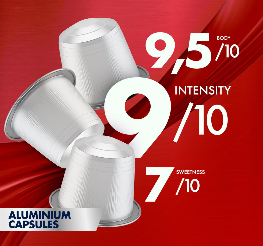 Caffe Borbone Aluminum Coffee Pods Compatible with Nespresso Original Machines, Magica Palermo, Medium Roast, Intense and Full-Bodied, Genuine Italian Coffee - NOT compatible with Vertuo - 100 Count