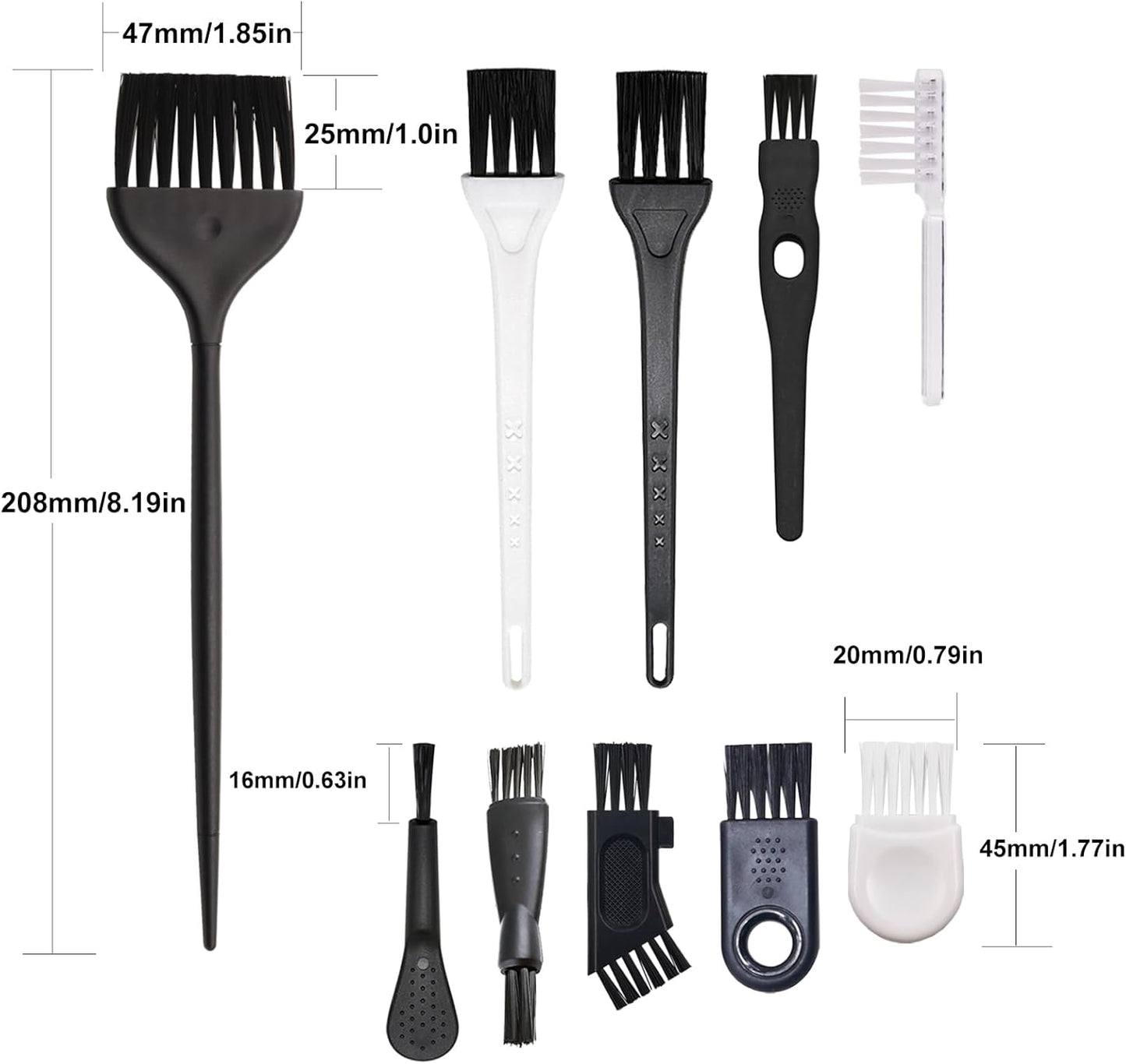 10pcs Cleaning Brush for Household Electric Appliance; Electric Razor Shaver Cleaning Brush; Multifunctional Cleaning kit for Blender, Coffee maker, Computer, Keyboard, Car, Mixer, Toaster cleaner kit