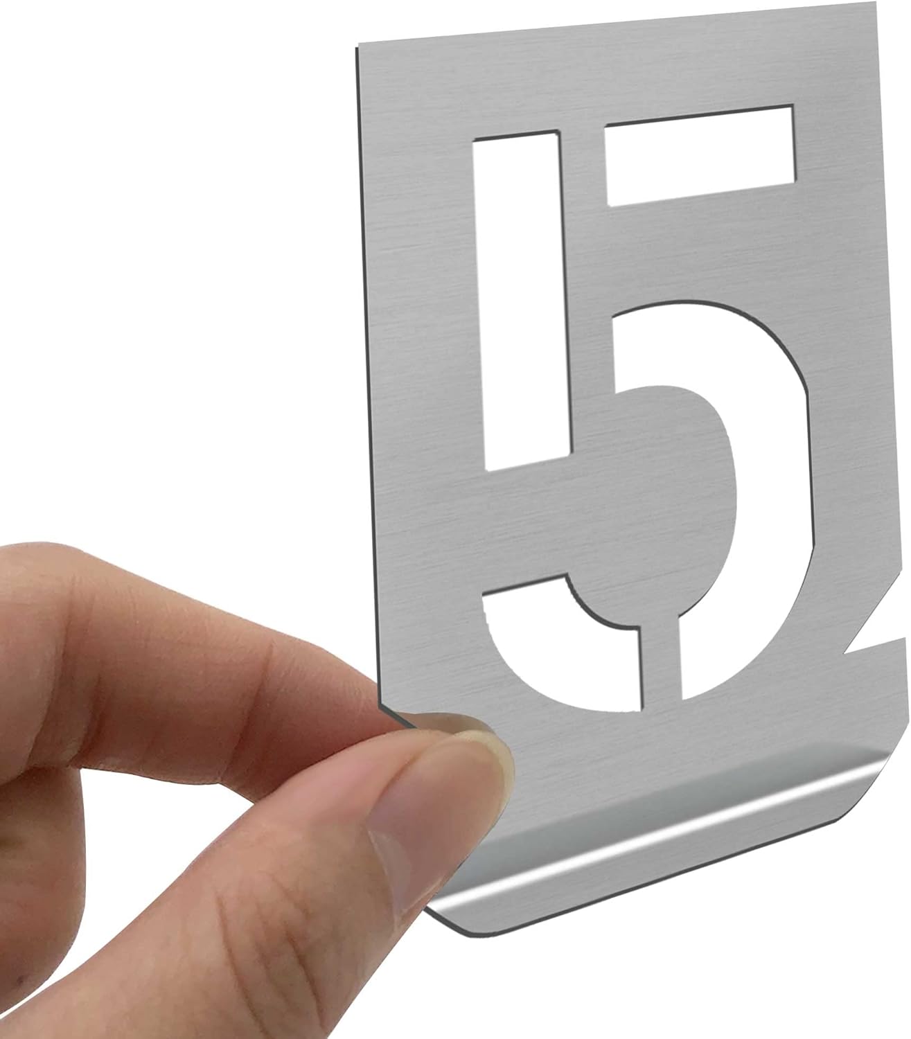 HAUTMEC Vintage Stainless Steel Numbers Stencils, 0 to 9 Stainless Steel Stencils & Holder, 1-1/2"(40mm) Numbers, Shop Stencil, Advertising Stencilling, Craft-Printing, Reusable HT0240