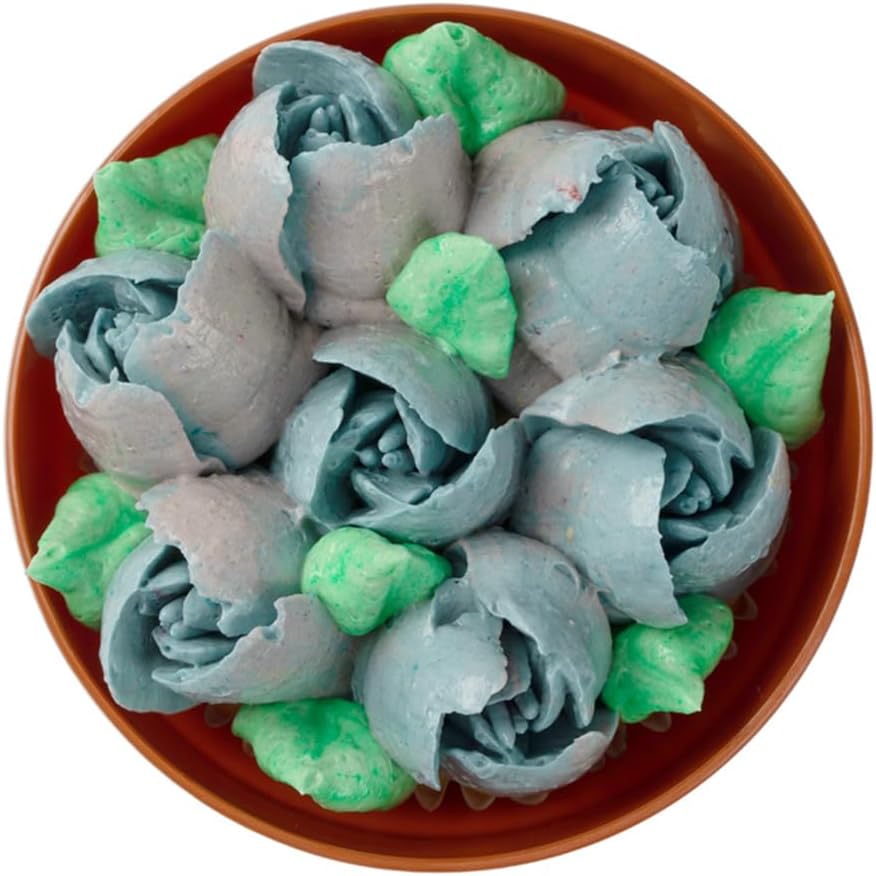 Restaurantware-Russian Piping Tip, 1 Rose Cake Decor Piping Tip - #8, Corrosion-Resistant, Purple Stainless Steel Decorating Tip For Frosting, Dishwashable, Decorate Cupcakes, Cakes, or Cookies