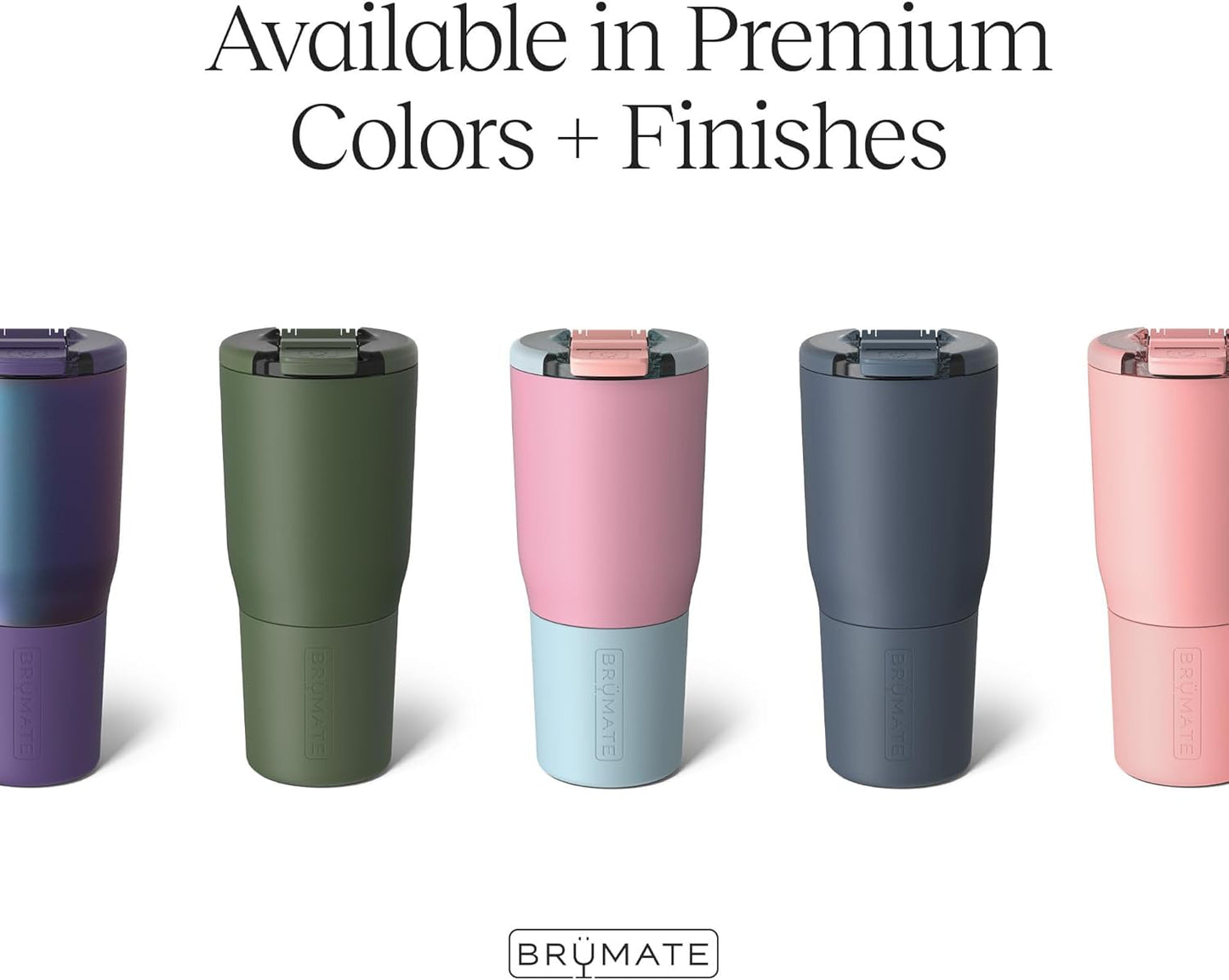 BrüMate Nav 25oz 100% Leak Proof Insulated Travel Tumbler with Magnetic BevLock™ Lid - Double Wall Cup-Holder Friendly Stainless Steel Mug (Kiwi)