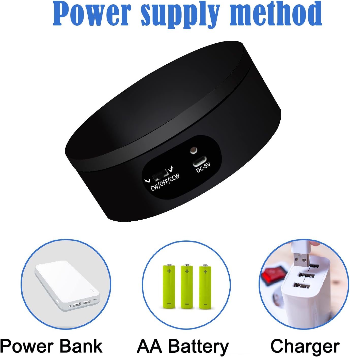 YVV Motorized Rotating Display Stand, Cup Display Turner Stand, Electric Rotating Base for Glitter Tumblers, 360 Automatic Mute Rotating Turntable with 4 Colors Backgrounds for Epoxy Cup Display