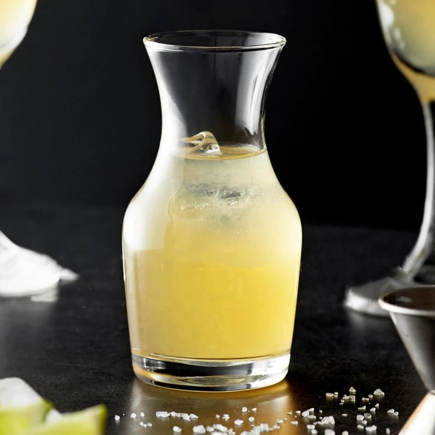 Set of 12 Wine Carafe Glass, 6 Oz Single Serving Mini Decanters for Individual Pours, Small Individual Carafes for Wine, Tasting, Champagne, Juice, Bars, Restaurants